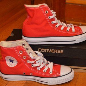 Red High Top Converse